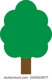 This is an illustration of a tree icon.