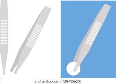 This is an illustration of tweezers.