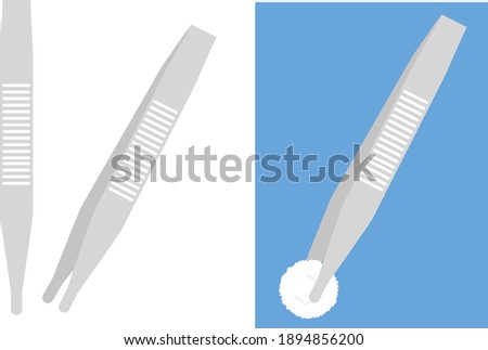 This is an illustration of tweezers.
