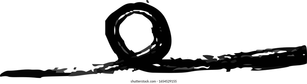 This is a illustration of Variation of handwritten horizontal lines