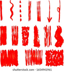 Esta es una ilustración de la variación de la línea de pincel vertical manuscrita 