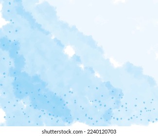 this Illustration vector graphic of blue dots watercolor