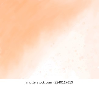 this Illustration vector graphic of orange pastel watercolor