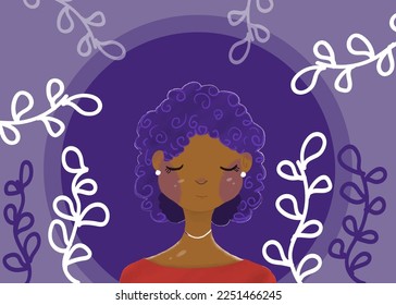 this Illustration vector graphic of a woman is perfect for advertising, card, book cover
