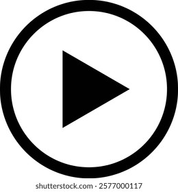 This is an illustration of a video play button icon.