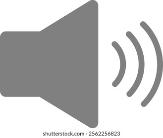 This is an illustration of the volume mark (speaker icon).