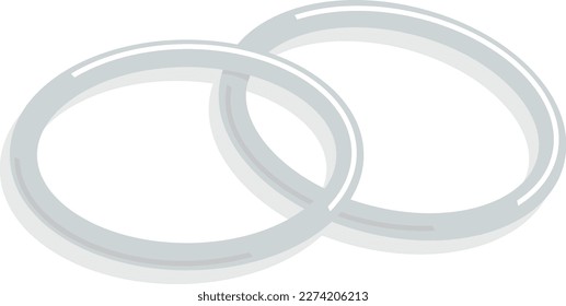 This is an illustration of a wedding ring.