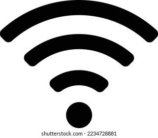 This is an illustration of the w-fi icon.