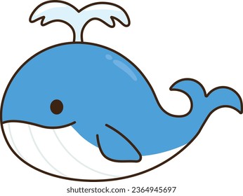 Esta es una ilustración de una ballena.