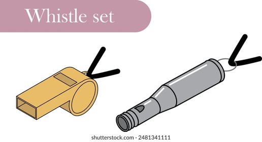 This is an illustration of a whistle.