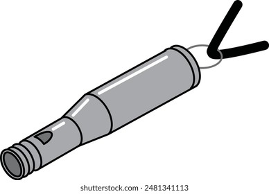 This is an illustration of a whistle.