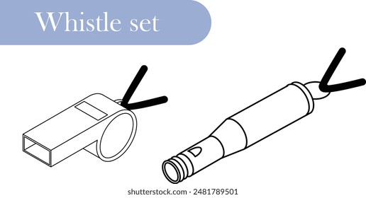 This is an illustration of a whistle.