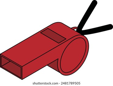 This is an illustration of a whistle.