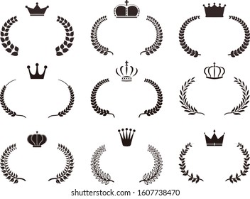 This is a illustration of Wide Round frame of aurel and Crown