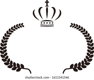 This is a illustration of Wide Round frame of aurel and Crown