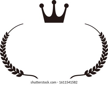 This is a illustration of Wide Round frame of aurel and Crown