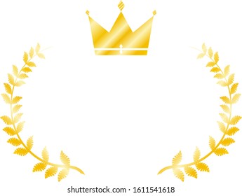 This is a illustration of Wide Round frame of aurel and Crown