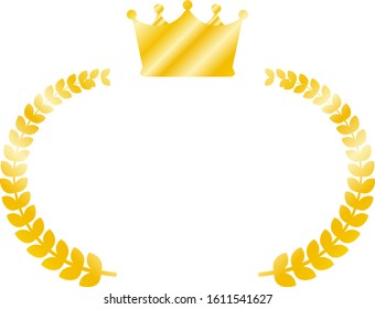 This is a illustration of Wide Round frame of aurel and Crown