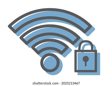 This is an illustration of wifi security.