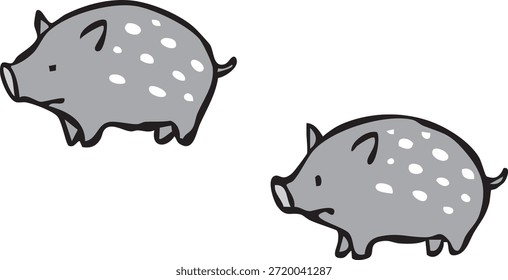Dies ist ein Beispiel eines Wildschweins.