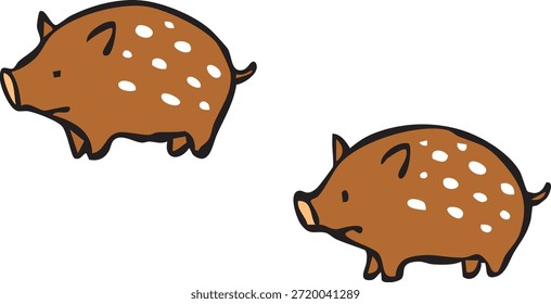 Dies ist ein Beispiel eines Wildschweins.