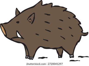 Dies ist ein Beispiel eines Wildschweins.