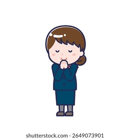 This is an illustration of a woman's "CA".