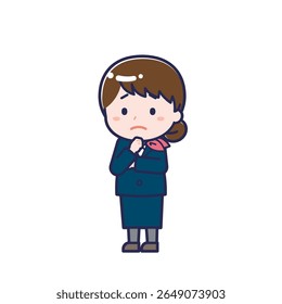 This is an illustration of a woman's "CA".