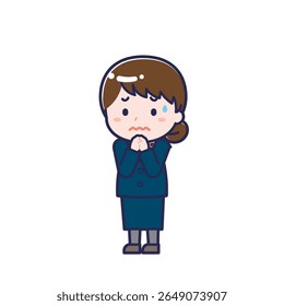 This is an illustration of a woman's "CA".