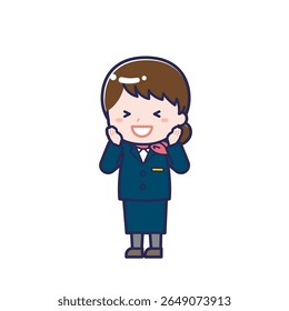 This is an illustration of a woman's "CA".