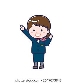 This is an illustration of a woman's "CA".