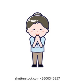 This is an illustration of a woman's "caregiver".
