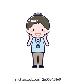 This is an illustration of a woman's "caregiver".
