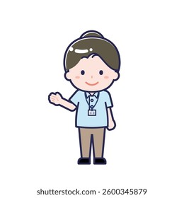 This is an illustration of a woman's "caregiver".