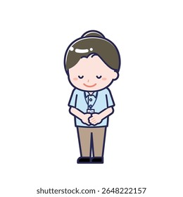 This is an illustration of a woman's "Caregiver".