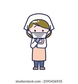 This is an illustration of a woman's "cook".