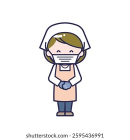 This is an illustration of a woman's "cook".