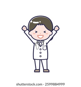 This is an illustration of a woman's "doctor".