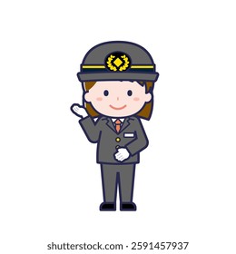 This is an illustration of a woman's "driver".