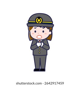 This is an illustration of a woman's "Driver".