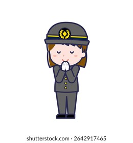 This is an illustration of a woman's "Driver".
