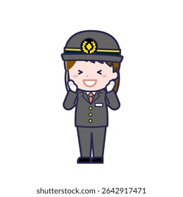 Esta es una ilustración del "Conductor" de una mujer.