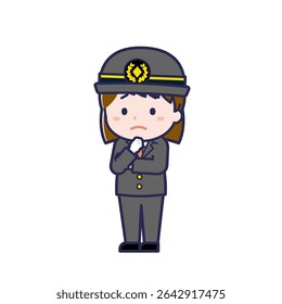 This is an illustration of a woman's "Driver".