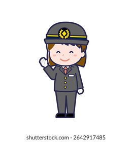 This is an illustration of a woman's "Driver".