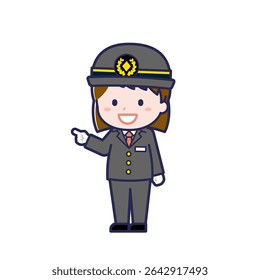 Esta es una ilustración del "Conductor" de una mujer.