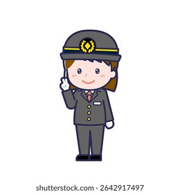 This is an illustration of a woman's "Driver".