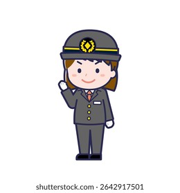 This is an illustration of a woman's "Driver".