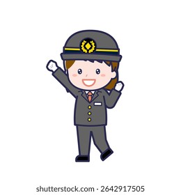 This is an illustration of a woman's "Driver".