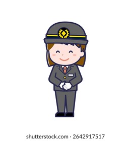 Esta es una ilustración del "Conductor" de una mujer.