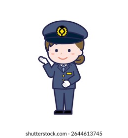 This is an illustration of a woman's "Driver".